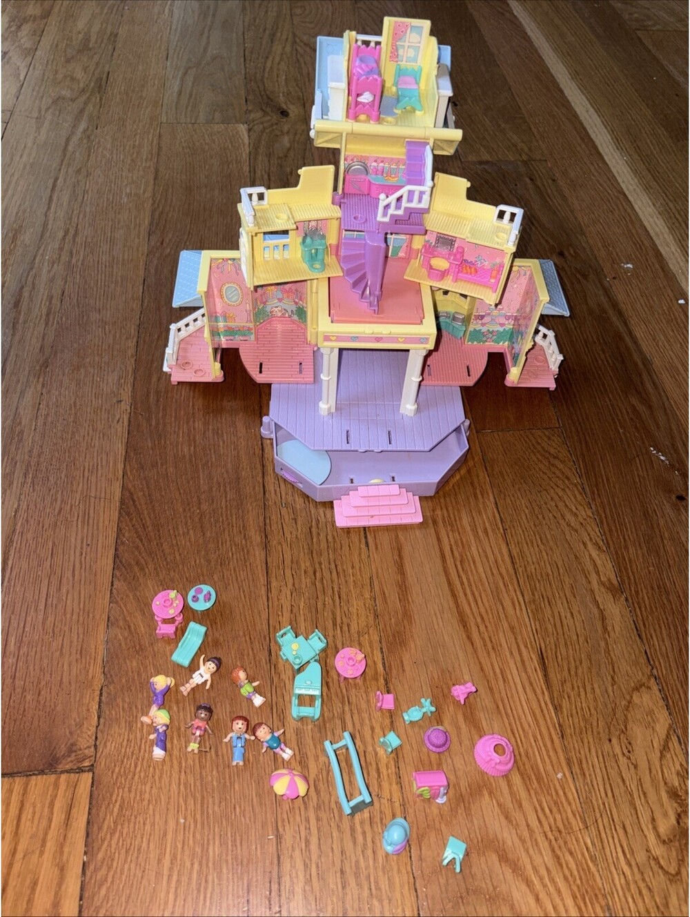 Vintage ~Pocket Pollyville Pop Up Party Clubhouse ~ 1995